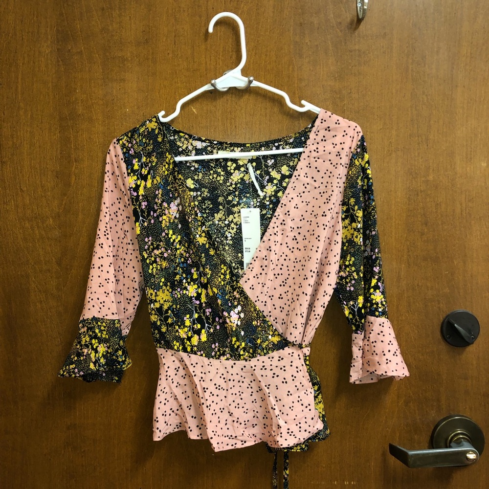 Adorable Urban Outfitters Wrap Shirt